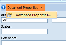 Then click Advanced Properties