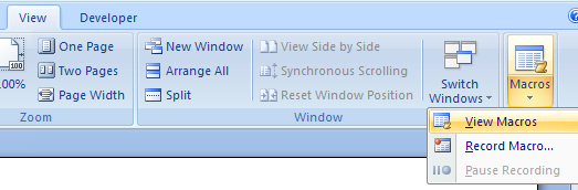 Debug A Macro Using Step Mode Macro Controls Activex Macro Microsoft Office Word 2007 Tutorial