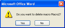 Then click Delete again to confirm the deletion.