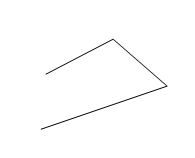 For a closed polygon, click back to the starting point.