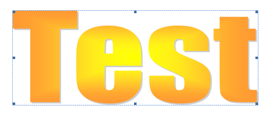 Select the WordArt text