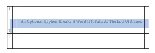 Select the columns or rows