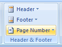 Format page numbers