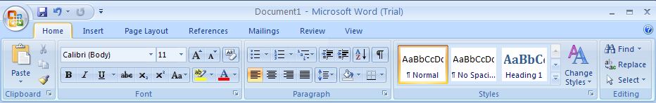 Go to different locations in Word