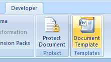 Click the Document Template button.