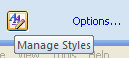 Click Manage Styles.