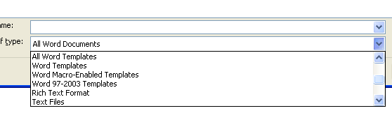 Word can open files created in other programs including, but not limited to: Lotus 1-2-3, WordPerfect, Windows Write, Excel, Outlook, Schedule, and Microsoft Works.