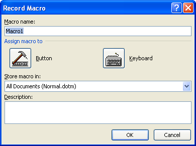 Or assign a button to run the macro.