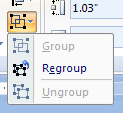 Click the Group button