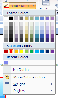 Then click the Picture Border button