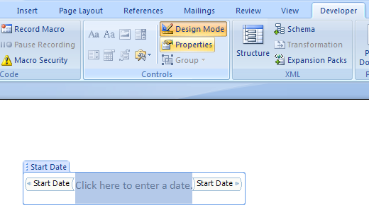 If you have locked the control by checking Content control cannot be deleted, you must first unlock the control by clicking Properties and clearing the check box and clicking OK.