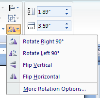 How to rotate Text in Word