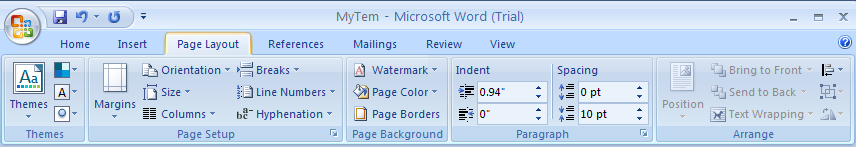 Search for themes at Microsoft Office Online