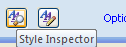 Then click the Style Inspector button.
