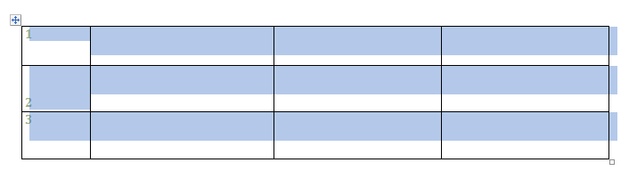 Select the table you want to change