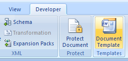 Click the Document Template button.