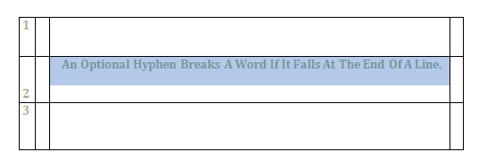 Click in the row that you want as the top row in the second table