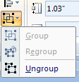 Click the Group button