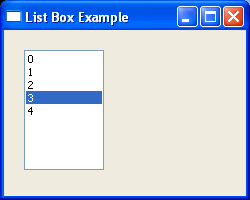 A list box