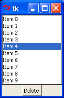 Remove the selected items
