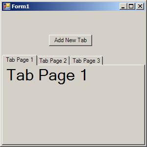 Add new Tab