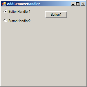 Add and remove event handler
