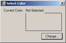 ColorDialog: Named Color or R G B value