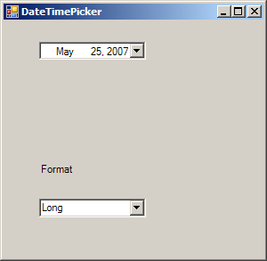 DataTimePicker format