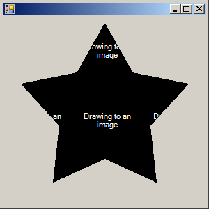 Generate points to draw a star shape