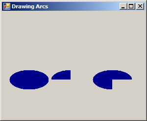 Drawing various pies on a form