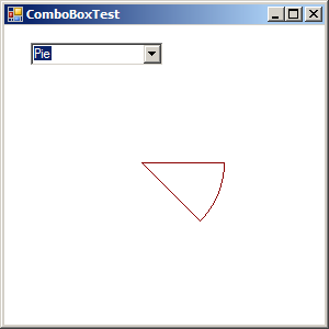 Using ComboBox to select shape to draw