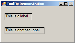 Set Tooltips for Label