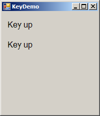 Displaying information about a user-pressed key