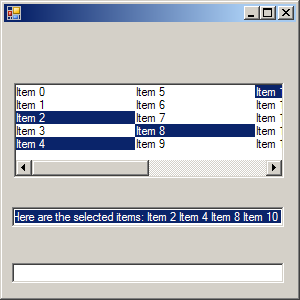 MultiColumn ListBox