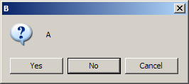 Set default button for MessageBox