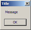 MessageBox OK and Cancel Button