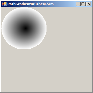 PathGradientBrush by GraphicsPath