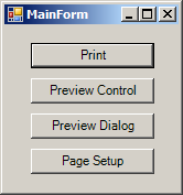 Print, PrintPreview Dialog and Print Dialog