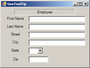 Add ToolTip to TextBox and ComboBox