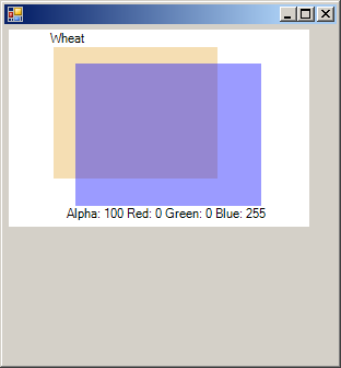 Using different colors in Visual Basic