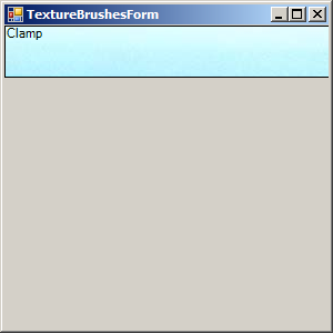 TextureBrush: WrapMode.Clamp style