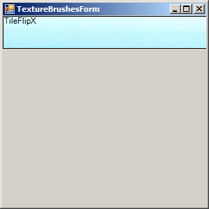 TextureBrush: WrapMode.TileFlipX
