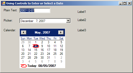 Get value from DateTimePicker