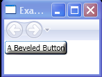 A Beveled Button with BevelBitmapEffect