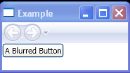 WPF A Blurred Button With Blur Bitmap Effect