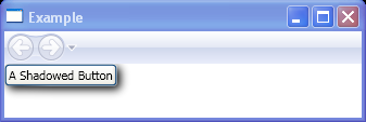 A Shadowed Button with DropShadowBitmapEffect