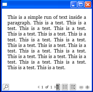 Add Run of text to a Paragraph