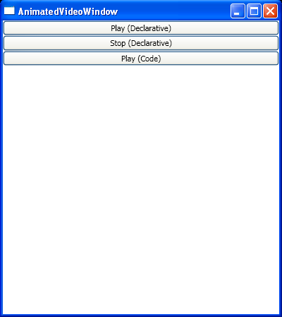WPF Animated Video Window