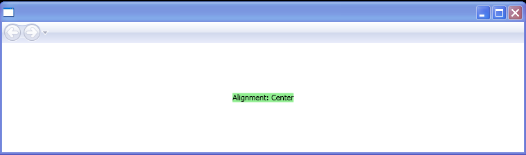 WPF Baseline Alignment Center