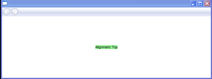 WPF Baseline Alignment Top